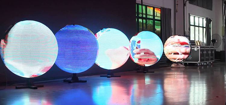 the characteristics of the LED spherical screen: